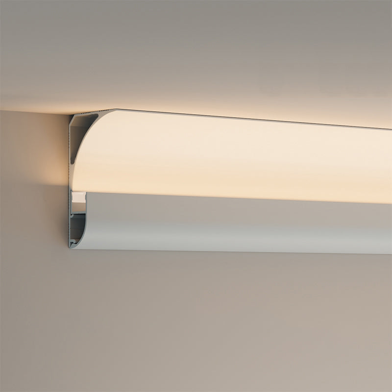 36.5x60mm White Black Top Corner Ceiling Aluminum Profile