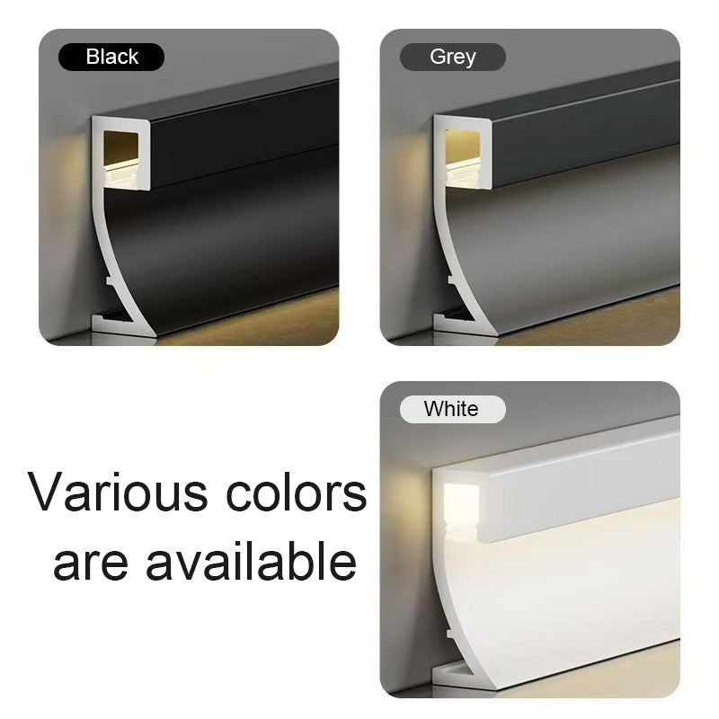 50mm Height Skirting Aluminum Profile
