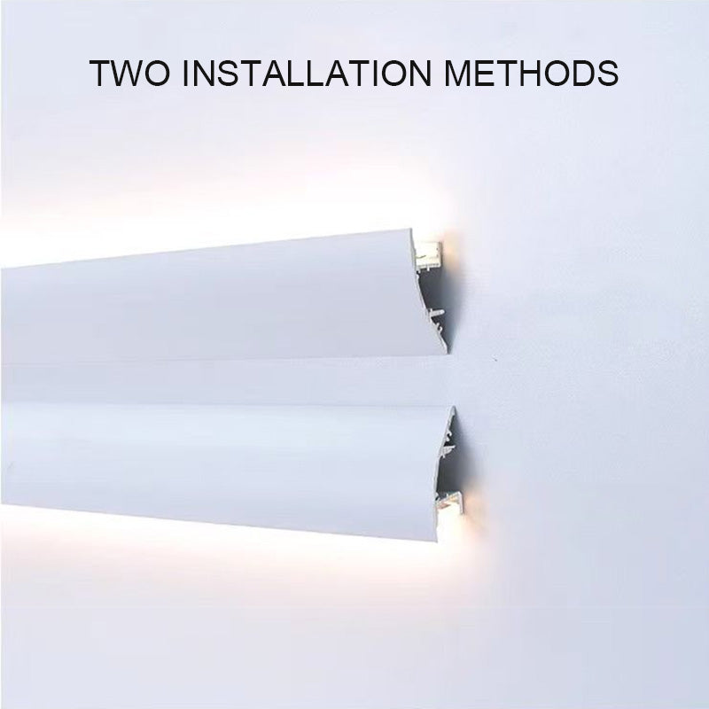 18*43mm Black White Upward Ceiling Aluminum Profile