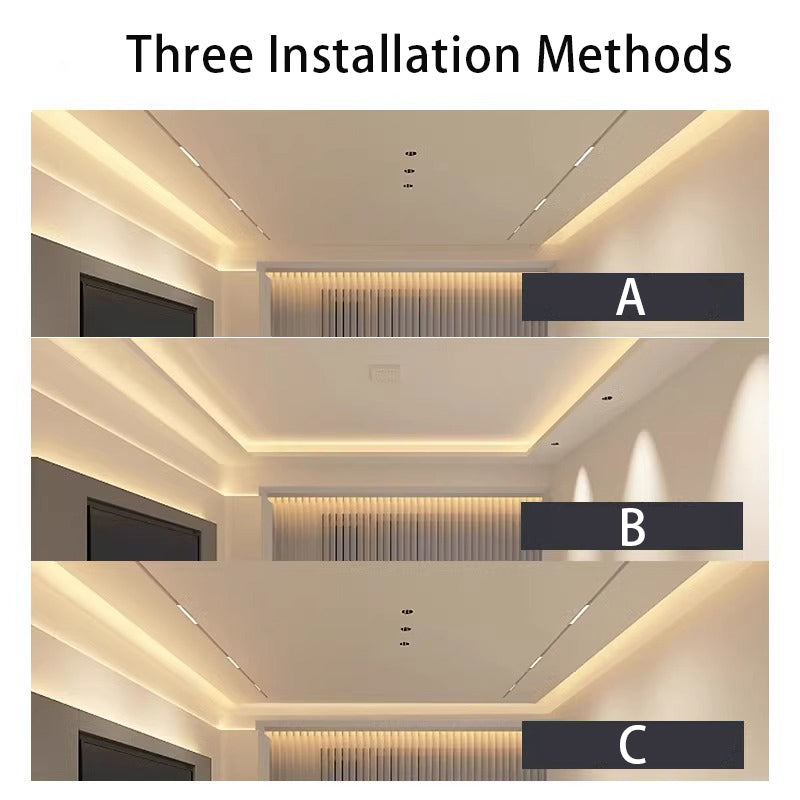 25*60mm Ultra-Thin Embedded Aluminum Profile