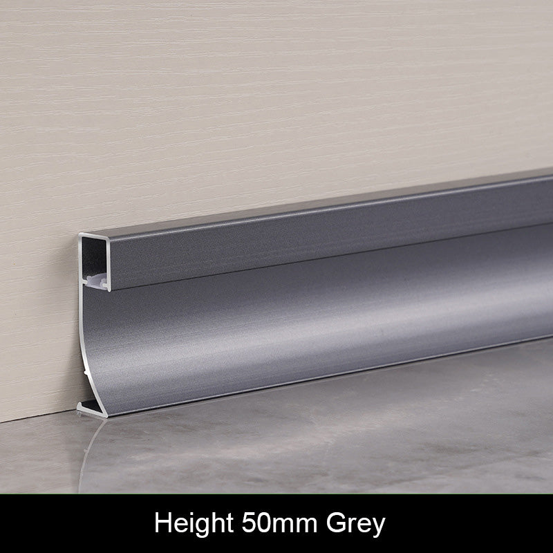 50mm Height Skirting Aluminum Profile