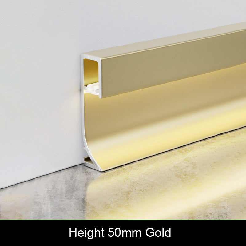 50mm Height Skirting Aluminum Profile