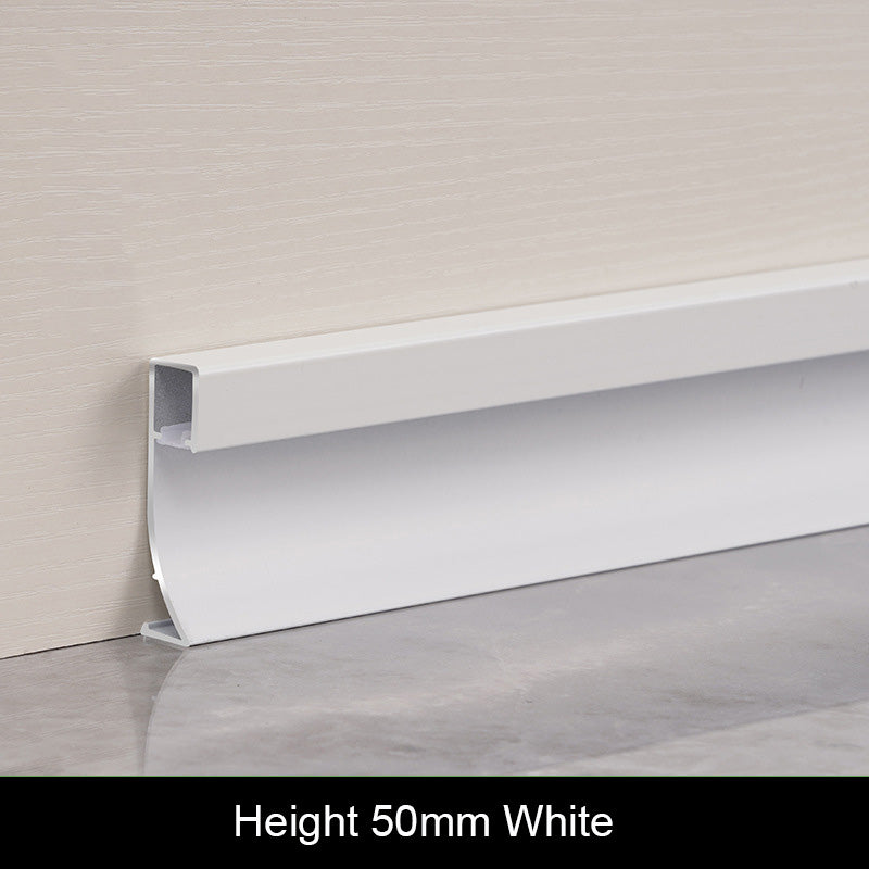 50mm Height Skirting Aluminum Profile