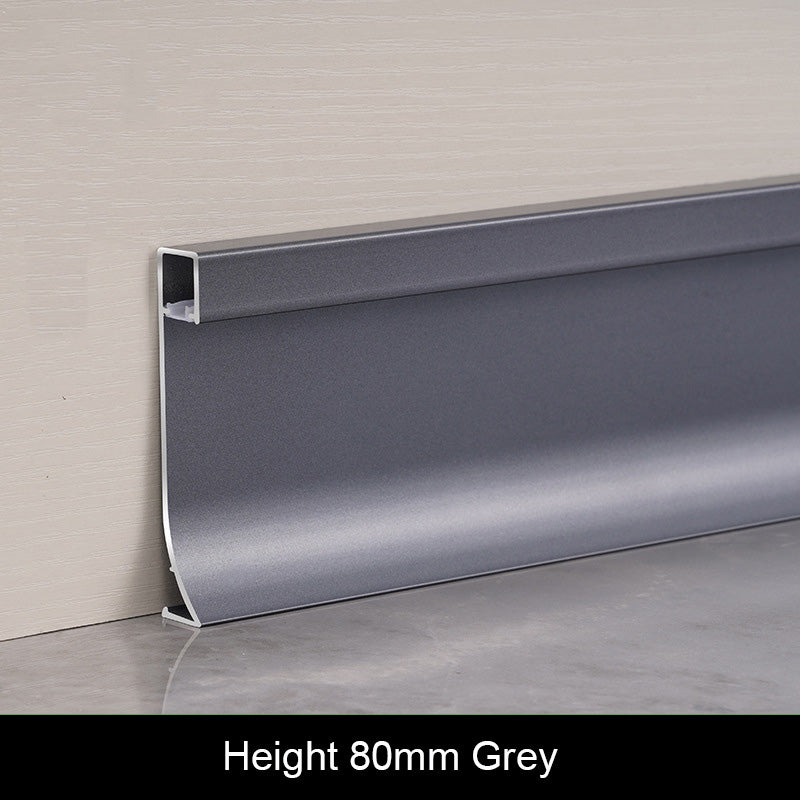 80mm Height Baseboard Aluminum Profile