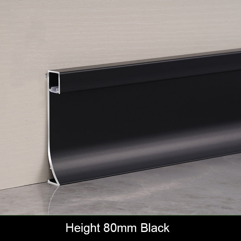 80mm Height Baseboard Aluminum Profile