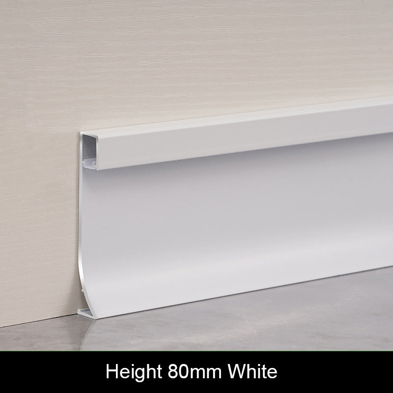 80mm Height Baseboard Aluminum Profile
