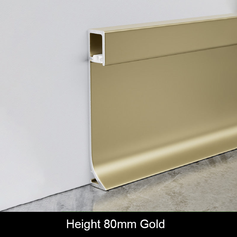 80mm Height Baseboard Aluminum Profile
